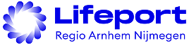 Het logo van Lifeport Regio Arnhem Nijmegen